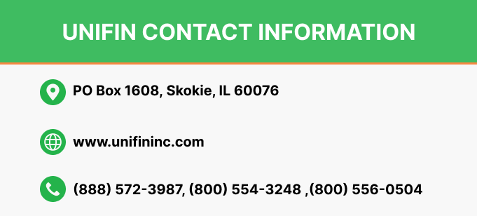 Unifin debt collector website